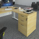 Infitite Desk Extension with 600mm Deep Pedestal